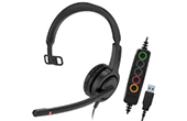 Tai nghe AXTEL | Tai nghe Headset AXTEL Voice UC28-35 mono USB-A (AXH-V28-35UCM)