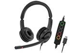 Tai nghe AXTEL | Tai nghe Headset AXTEL Voice UC28-35 stereo USB-C (AXH-V28-35UCDC)