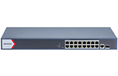 Switch PoE HIKVISION | 16-Port Gigabit Smart PoE Switch HIKVISION DS-3E1518P-EI/M