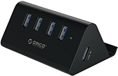 Bộ chia Hub ORICO | Bộ chia USB HUB 4 cổng ORICO SHC-U3-V2-BK