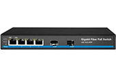 Thiết bị mạng HASIVO | 4-Port GE PoE + 2-Port SFP Switch HASIVO S1100P-4G-2S-AI