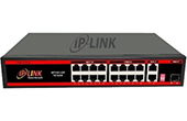 Thiết bị mạng IP-LINK | 16-Port 10/100Mbps PoE + 2-Port GE Switch IP-LINK IPL-SW162