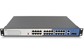 Switch WINTOP | 24-port GE PoE + 2-port GE + 2-Port 1G SFP Rack-Mounted Switch WINTOP YT-CM2328-2GF26GT-24POE