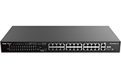 Thiết bị mạng RUIJIE | 24-port 10/100Mbps with 2-Port Gigabit Rackmount PoE Switch RUIJIE RG-ES126S-LP V2