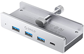 Bộ chia Hub ORICO | Bộ chia Type-C ra 5 cổng USB ORICO MH4PC-10-SV-BP