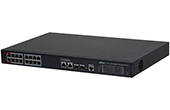 Switch PoE DAHUA | 16-Port Gigabit Managed Desktop PoE Switch DAHUA DH-S4220-16GT-240