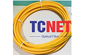 Cáp quang TCNet | Cáp quang luồn ống trong nhà đơn mode 4FO TCNet GJBFJH-SM-4B6a1