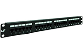 Cáp-phụ kiện LS | Patch panel 24-port Unshielded LS CAT.5e (LS-PP-UC5E-24P-F-ECO)