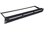 Cáp-phụ kiện LS | Patch panel 24-port Unshielded LS CAT6 (LS-PP-UC6-24P-F-ECO)