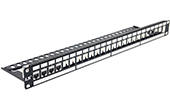 Cáp-phụ kiện LS | Patch panel 24-port Shielded LS CAT6 (LS-PP-SC6-24P-F-ECO)