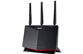 Thiết bị mạng ASUS | AX5700 Dual Band WiFi 6 Gaming Router ASUS RT-AX86U Pro