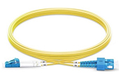 Cáp-phụ kiện Dintek | Dintek Fiber patch cord 9/125um, Single-mode, Duplex, SC/LC, 3M