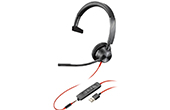 Tai nghe Poly | Tai nghe Poly Blackwire 3315 USB-A Headset (76J12AA)