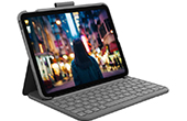 Bàn phím và chuột Logitech | Bàn phím Bluetooth Logitech Slim Folio for iPad (Gen 10)