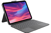 Bàn phím và chuột Logitech | Bàn phím Logitech Combo Touch for iPAD (Gen 10)